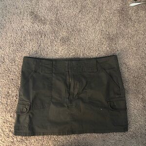 RSQ Dark Green Cargo Skirt